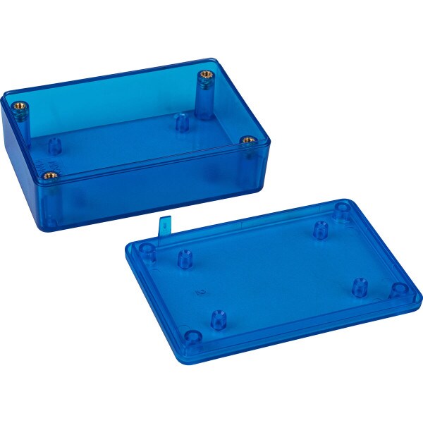 Main product image for Hammond 1591XXMTBU ABS Project Box Transparent Blue 320-723
